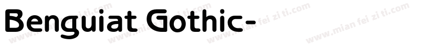 Benguiat Gothic字体转换